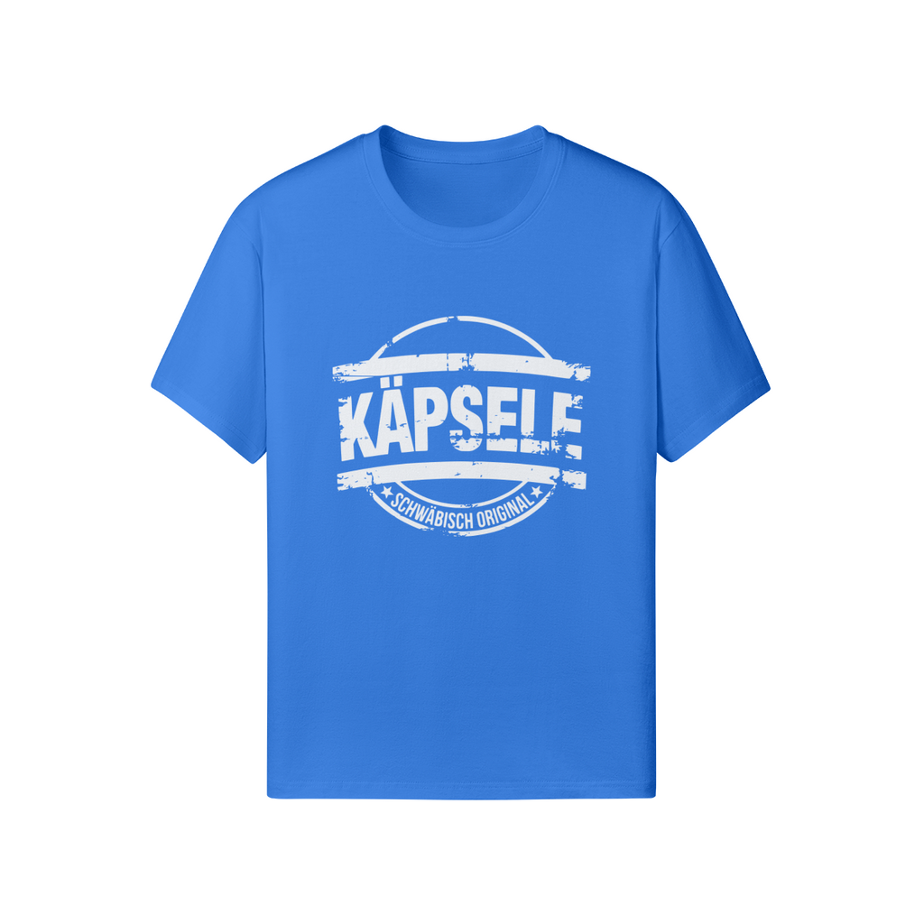 T-Shirt mit Aufdruck "Käpsele - Schwäbisch Original im Stempel-Design