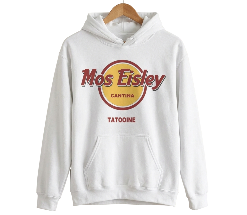 Sci-Fi Streetwear Hoodie „Mos Eisley Cantina“ – Retro Movie Unisex - Beatwear 71