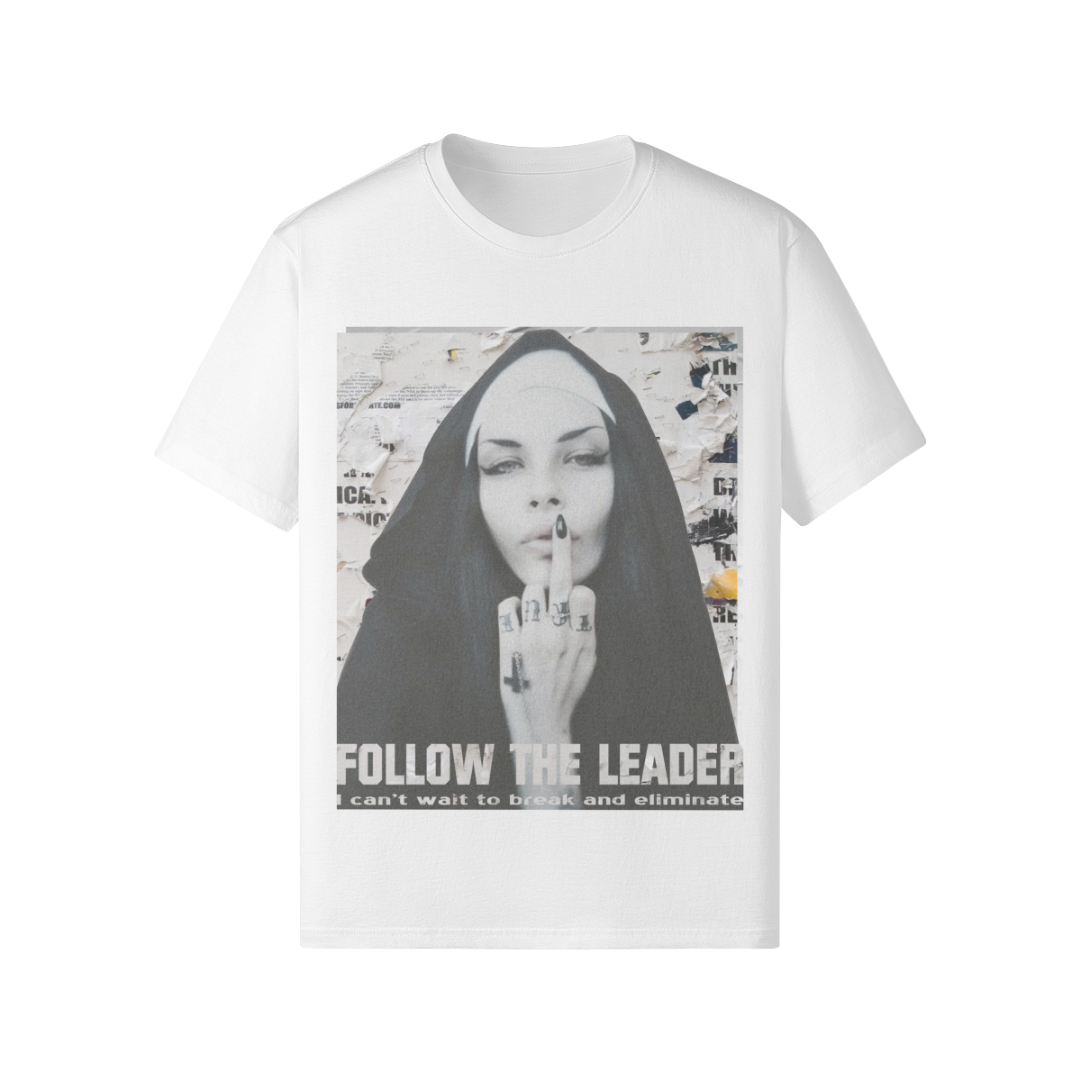 Oversized Streetwear T-Shirt „Follow the Leader“ – Graphic Print Unisex - Beatwear 71