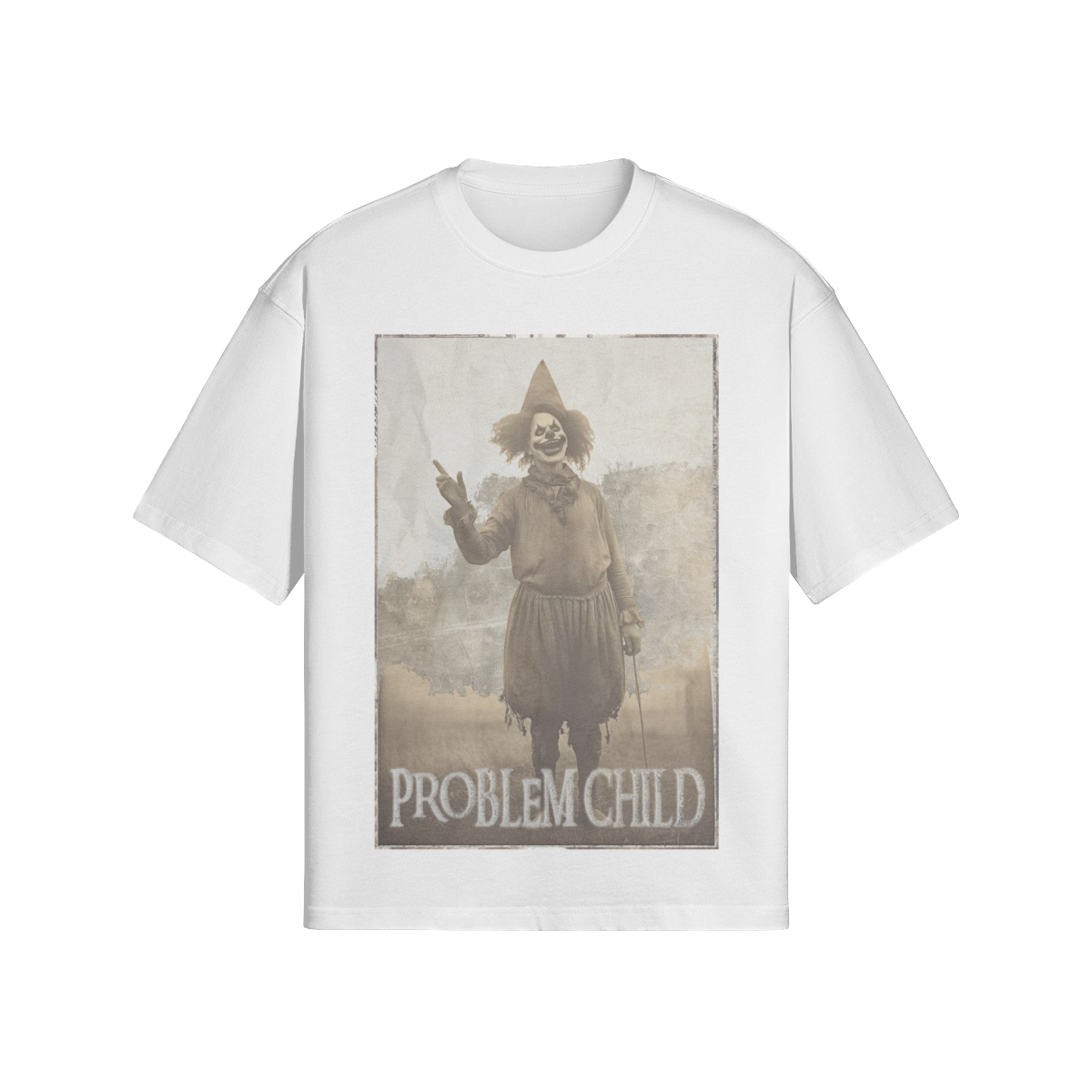Oversized Streetwear T-Shirt „Problemchild“ – Graphic Print Unisex - Beatwear 71