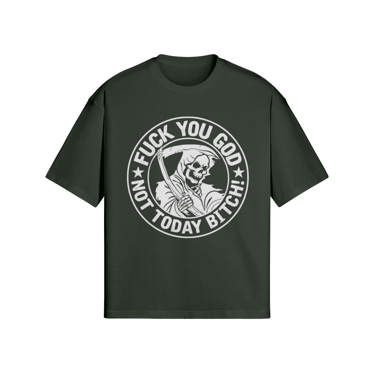 Streetwear T-Shirt „God – Fuck You God“ – Dark Graphic Unisex - Beatwear 71