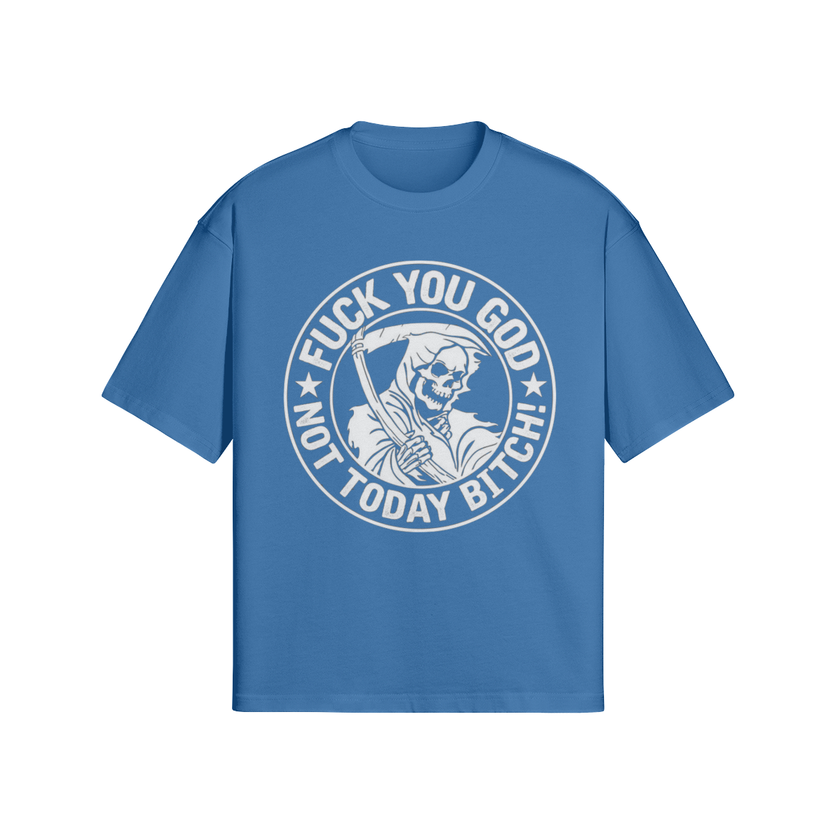 Streetwear T-Shirt „God – Fuck You God“ – Dark Graphic Unisex - Beatwear 71