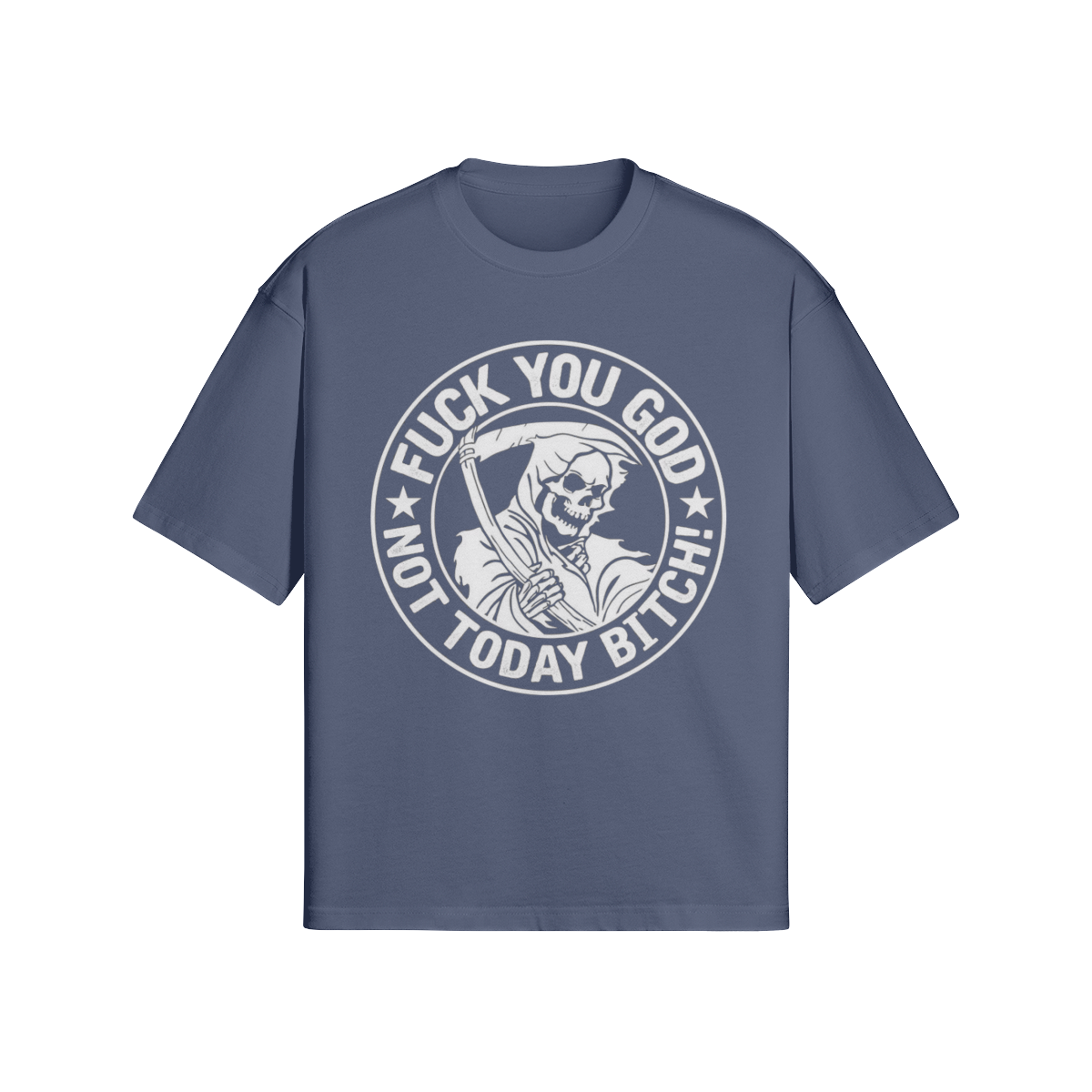 Streetwear T-Shirt „God – Fuck You God“ – Dark Graphic Unisex - Beatwear 71