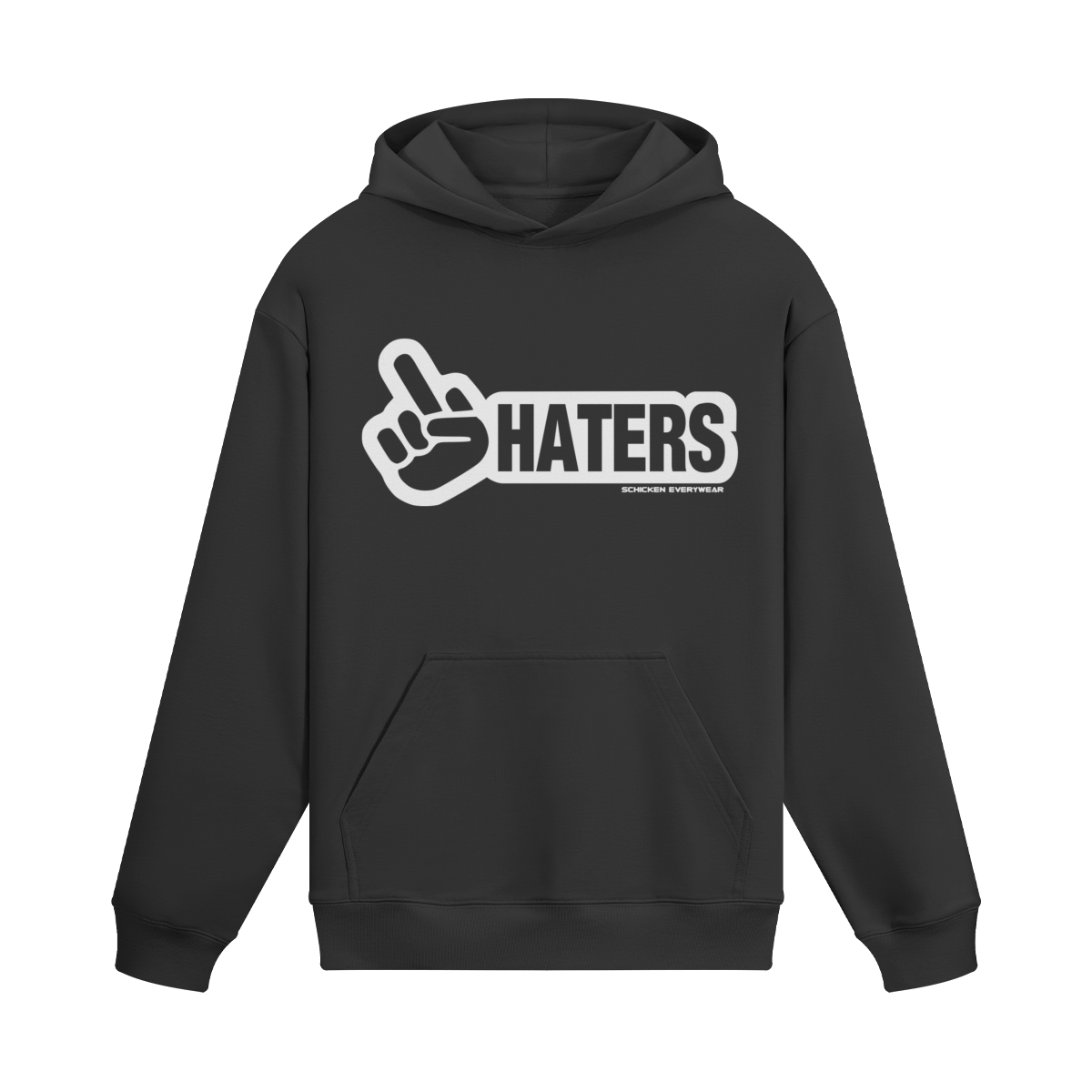 Oversized Streetwear Hoodie „Haters“ – Urban Statement Unisex - Beatwear 71