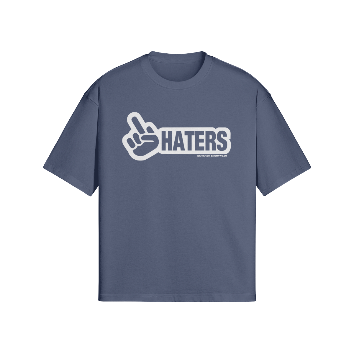Oversized Streetwear T-Shirt „Haters“ – Urban Statement Unisex - Beatwear 71