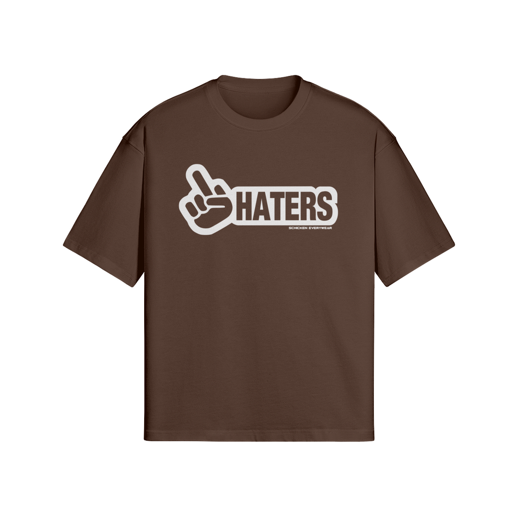 Oversized Streetwear T-Shirt „Haters“ – Urban Statement Unisex - Beatwear 71