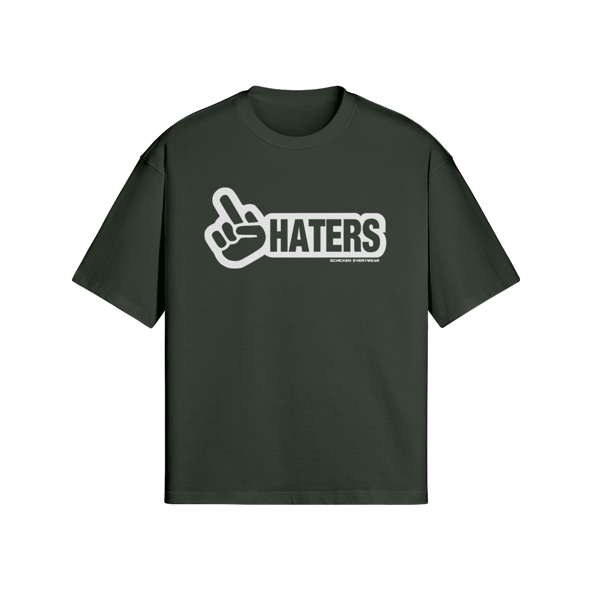 Oversized Streetwear T-Shirt „Haters“ – Urban Statement Unisex - Beatwear 71