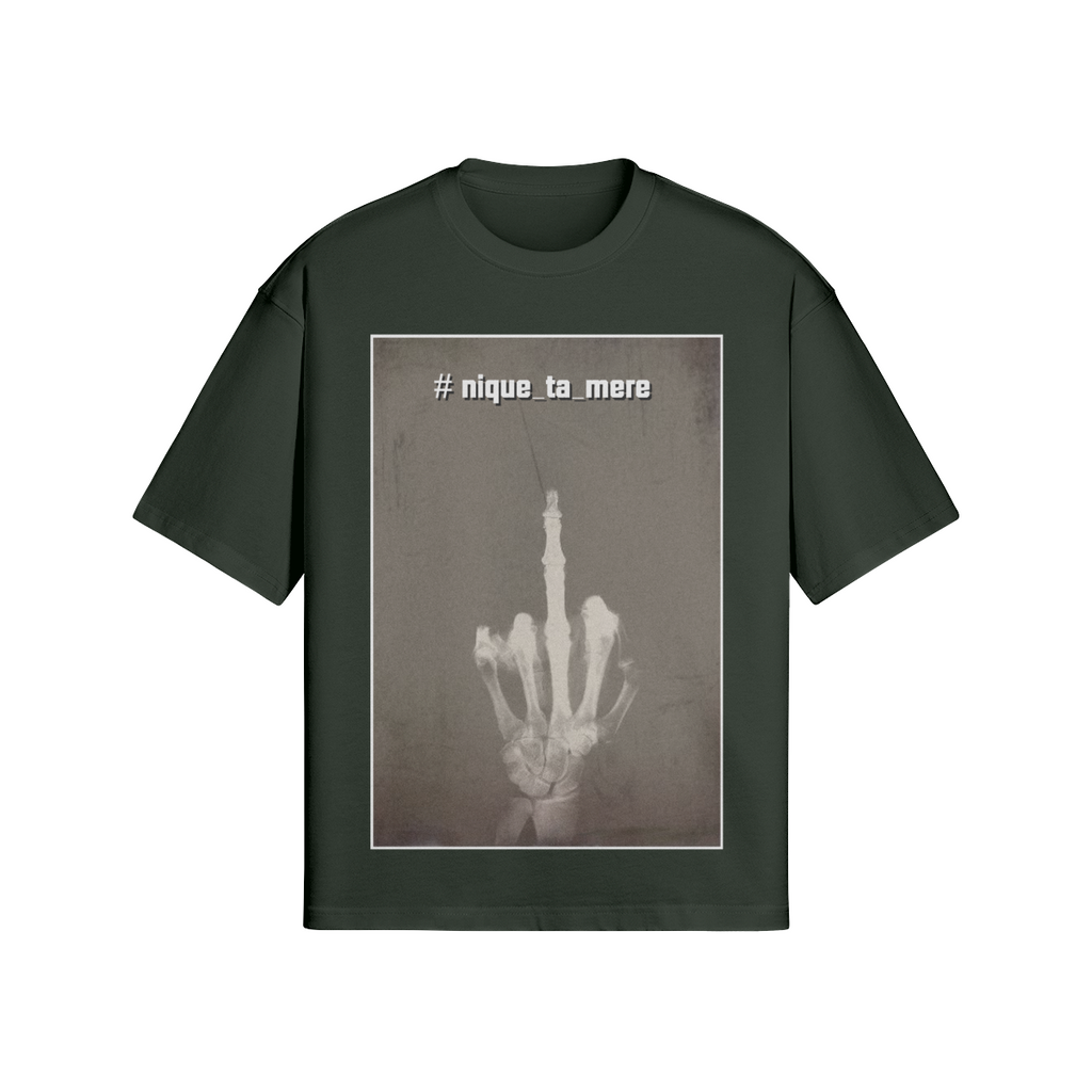 Provokantes Streetwear T-Shirt „F*ck the System“ – Dark Art Unisex - Beatwear 71