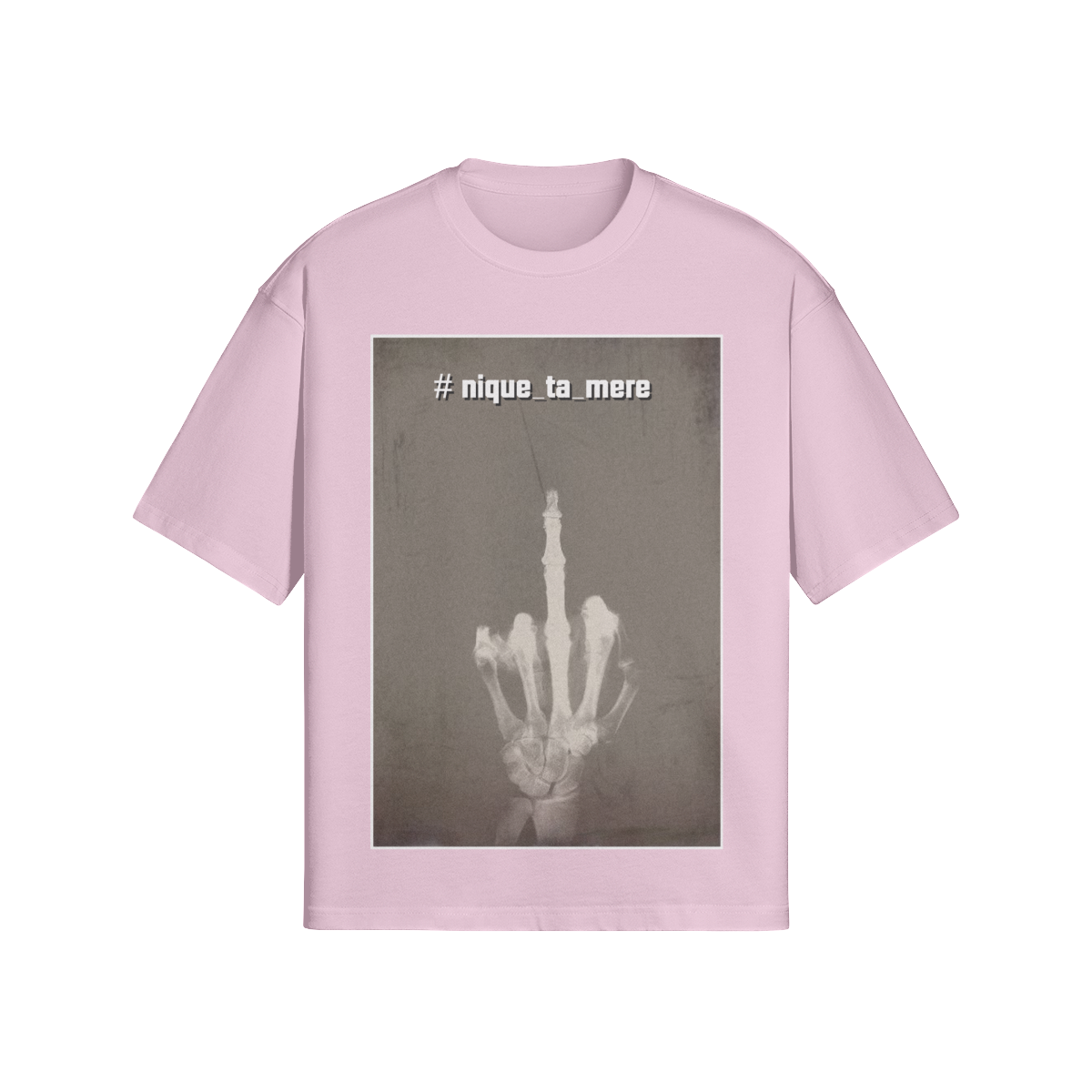 Provokantes Streetwear T-Shirt „F*ck the System“ – Dark Art Unisex - Beatwear 71