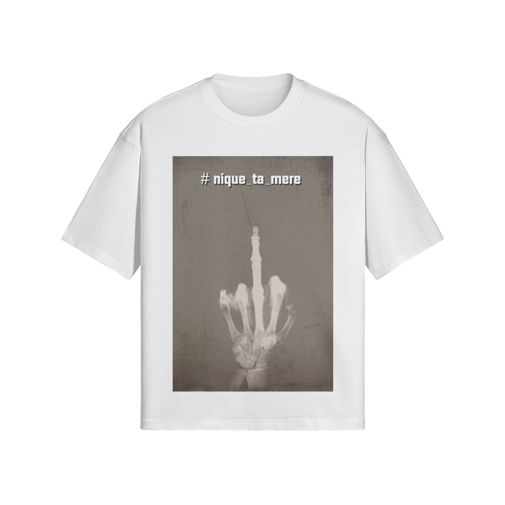 Provokantes Streetwear T-Shirt „F*ck the System“ – Dark Art Unisex - Beatwear 71