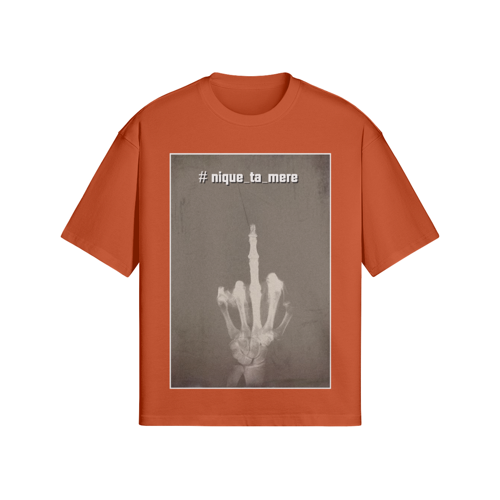 Provokantes Streetwear T-Shirt „F*ck the System“ – Dark Art Unisex - Beatwear 71