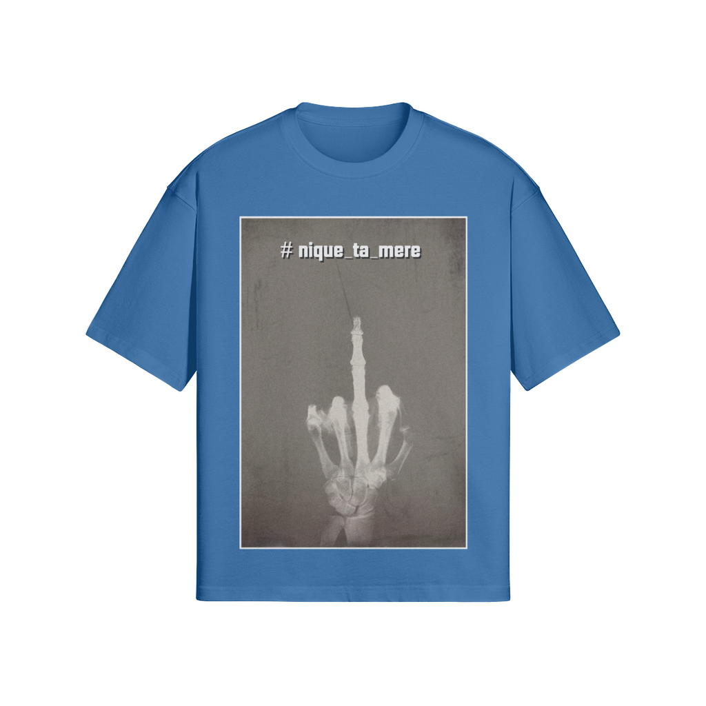 Provokantes Streetwear T-Shirt „F*ck the System“ – Dark Art Unisex - Beatwear 71