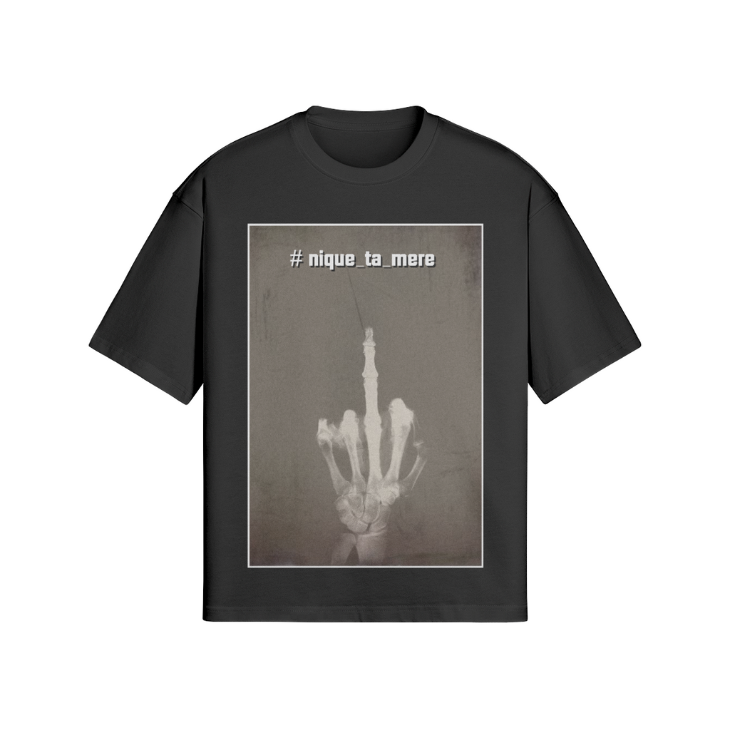 Provokantes Streetwear T-Shirt „F*ck the System“ – Dark Art Unisex - Beatwear 71