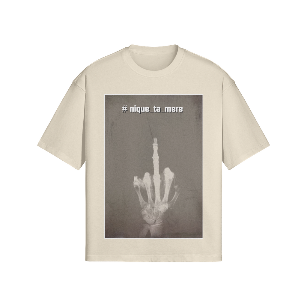 Provokantes Streetwear T-Shirt „F*ck the System“ – Dark Art Unisex - Beatwear 71