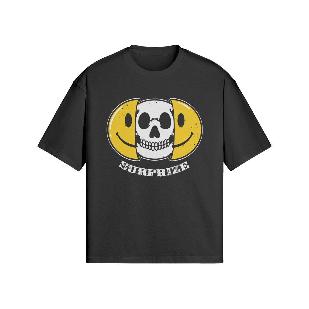 Statement T-Shirt: "Surprize" Smiley Totenkopf Design - Beatwear 71