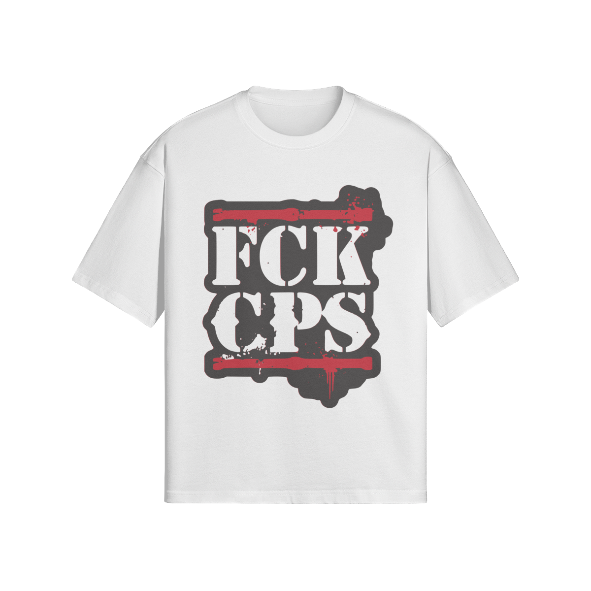 Statement Streetwear T-Shirt „FCKCPS“ – Graphic Print Unisex - Beatwear 71