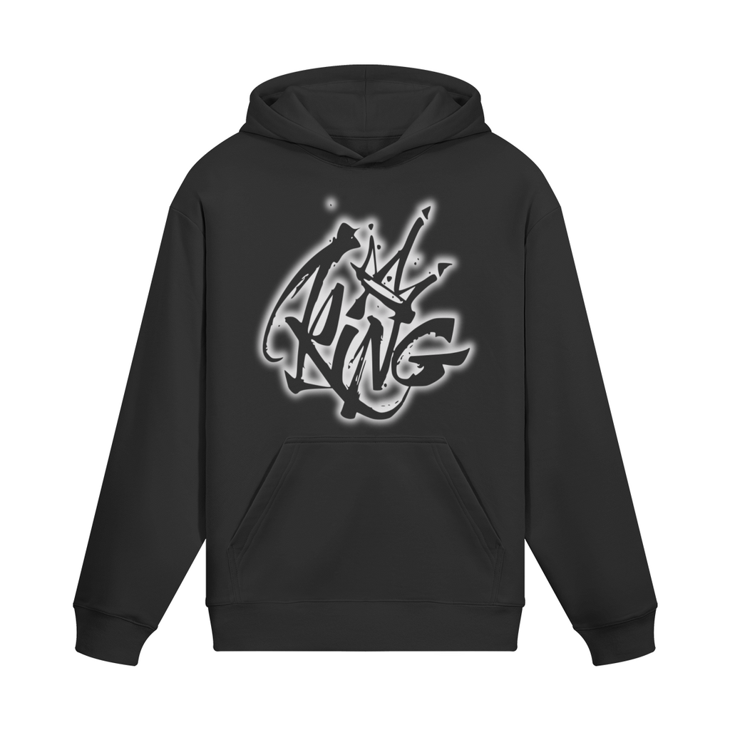 Oversized Streetwear Hoodie „King“ – Graffiti Crown Unisex - Beatwear 71