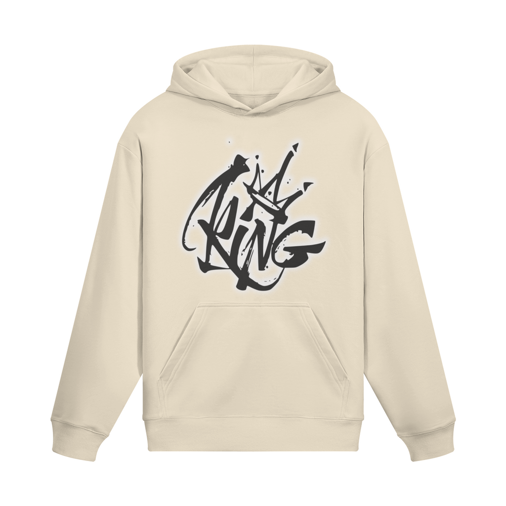 Oversized Streetwear Hoodie „King“ – Graffiti Crown Unisex - Beatwear 71