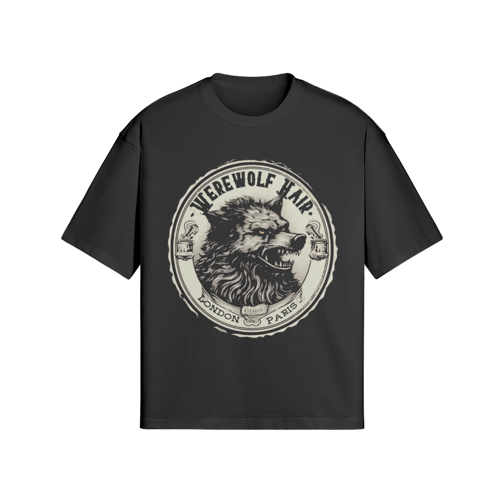 Vintage Streetwear T-Shirt „Werewolf Wild“ – Dark Monster Graphic Unisex - Beatwear 71