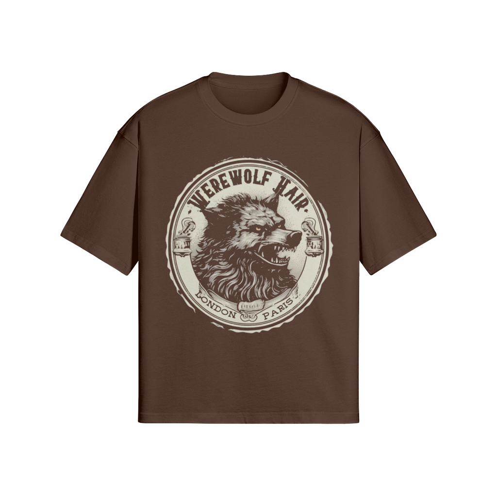 Vintage Streetwear T-Shirt „Werewolf Wild“ – Dark Monster Graphic Unisex - Beatwear 71