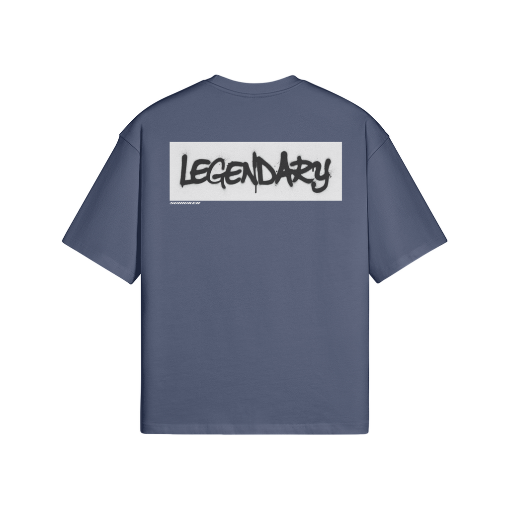 Streetwear T-Shirt „Legendary“ – Minimal Logo Print Unisex - Beatwear 71