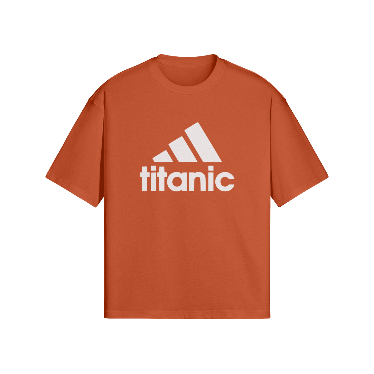 Oversized Streetwear T-Shirt „Titanic“ – Parody Logo Print Unisex - Beatwear 71