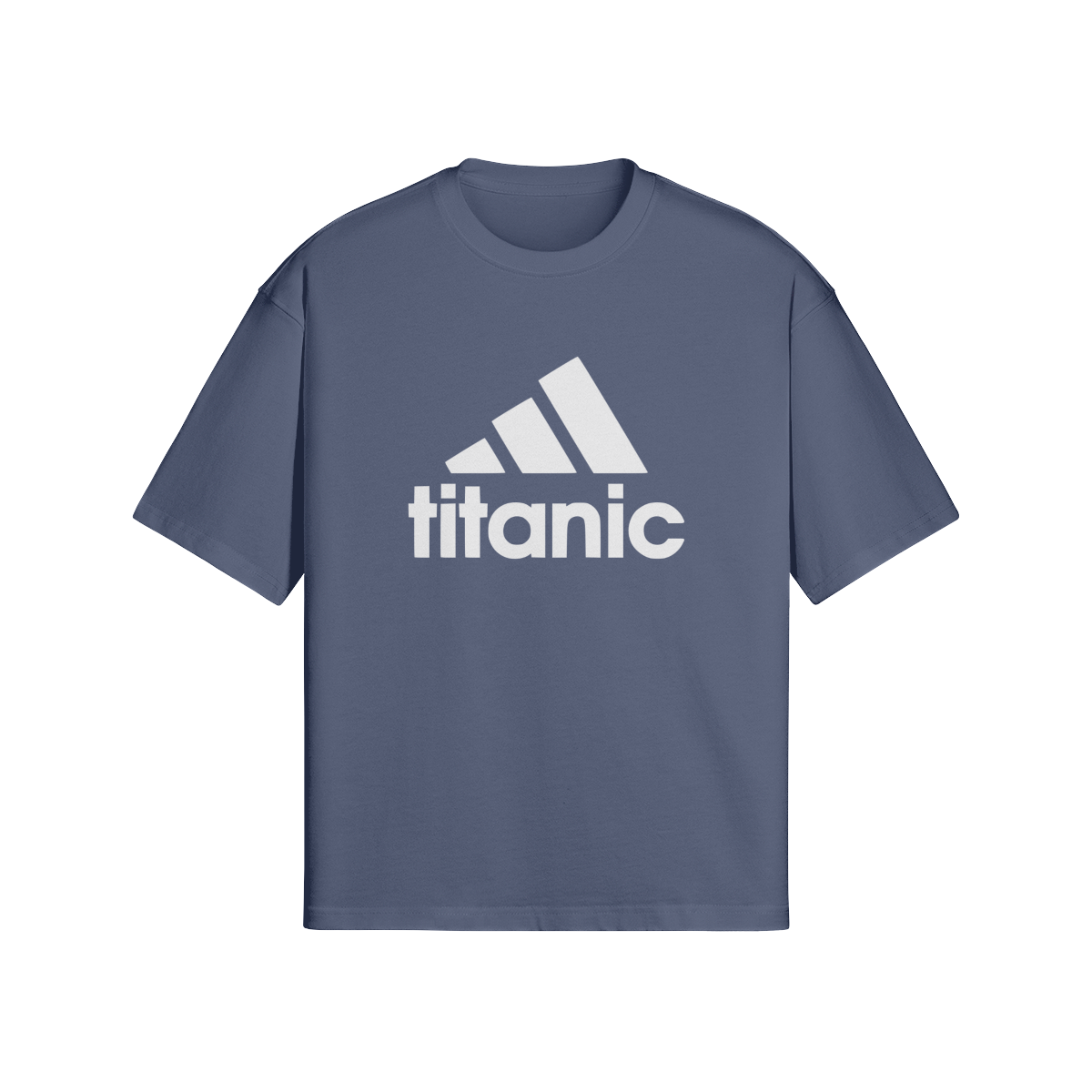 Oversized Streetwear T-Shirt „Titanic“ – Parody Logo Print Unisex - Beatwear 71