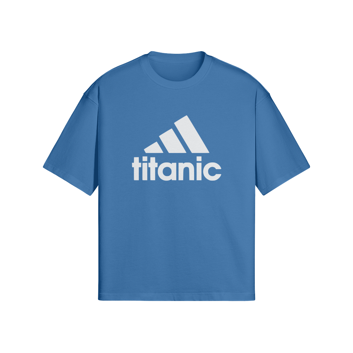 Oversized Streetwear T-Shirt „Titanic“ – Parody Logo Print Unisex - Beatwear 71