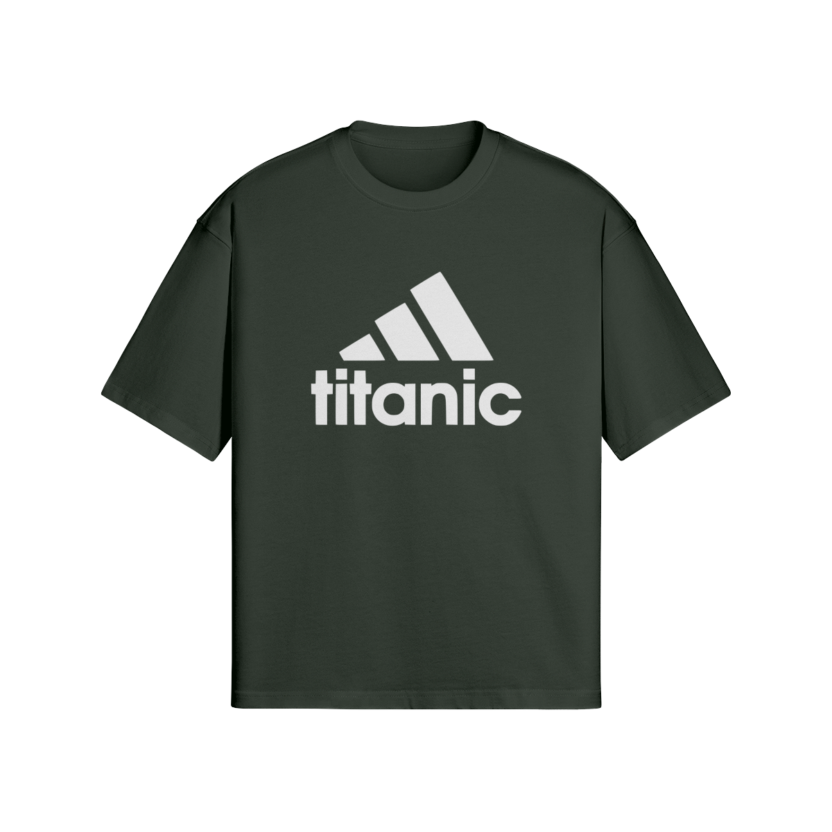 Oversized Streetwear T-Shirt „Titanic“ – Parody Logo Print Unisex - Beatwear 71