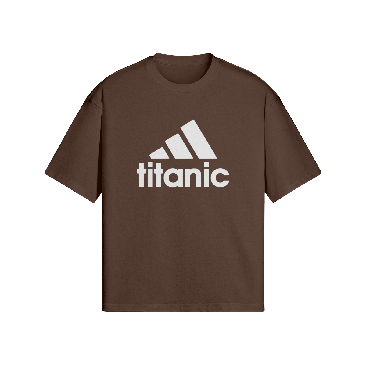 Oversized Streetwear T-Shirt „Titanic“ – Parody Logo Print Unisex - Beatwear 71