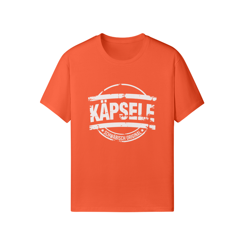 T-Shirt mit Aufdruck "Käpsele - Schwäbisch Original im Stempel-Design