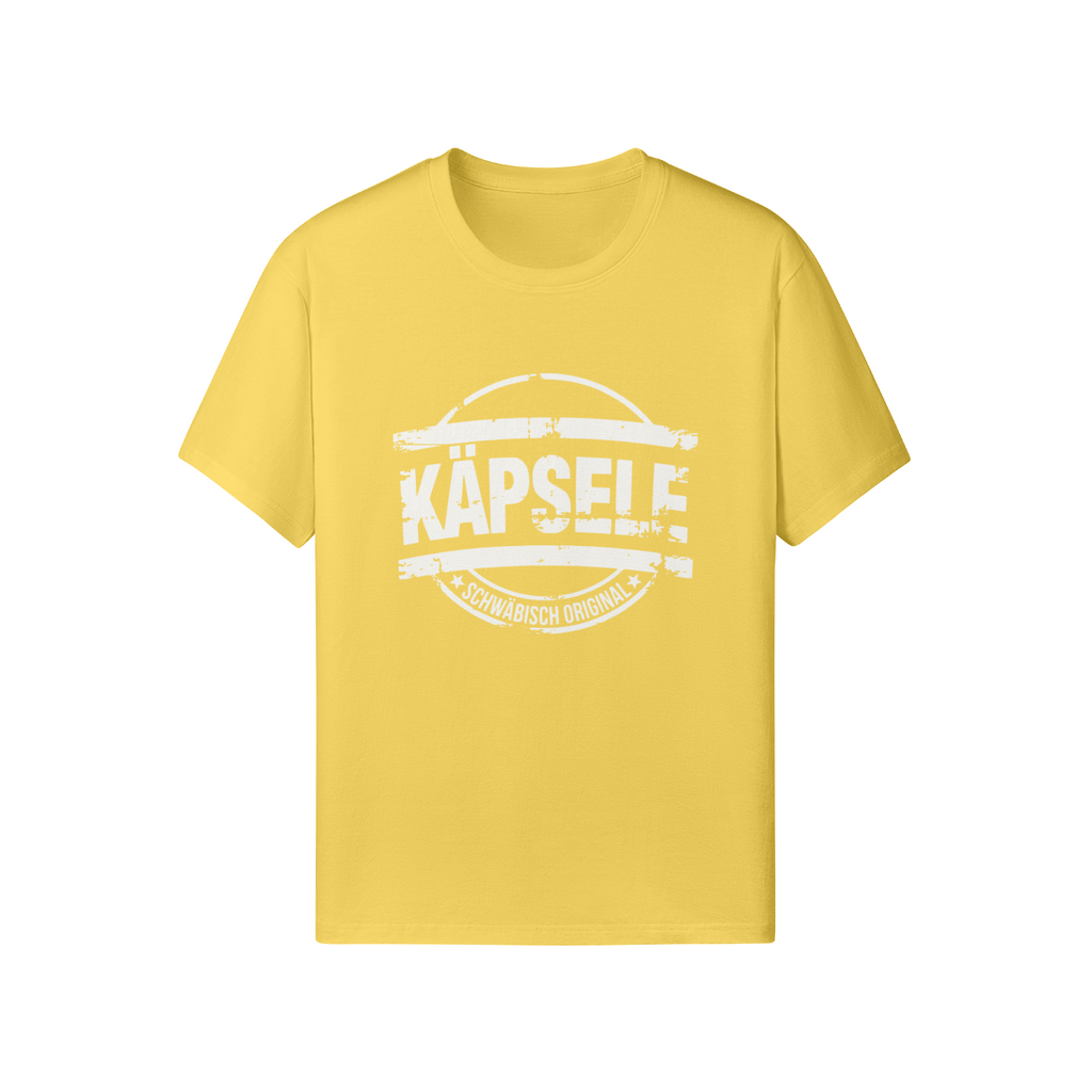 T-Shirt mit Aufdruck "Käpsele - Schwäbisch Original im Stempel-Design